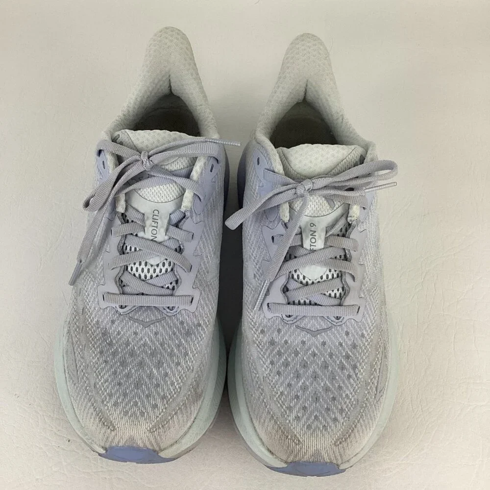 Hoka Clifton 9 Running Shoes Women Size 7 Ether Illusion Lightweight Sneaker Box - Picture 2 of 11